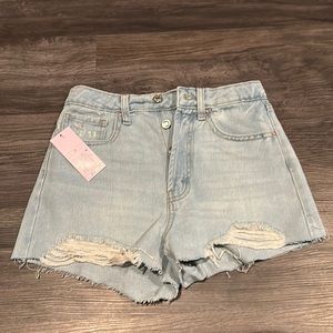 Denim shorts